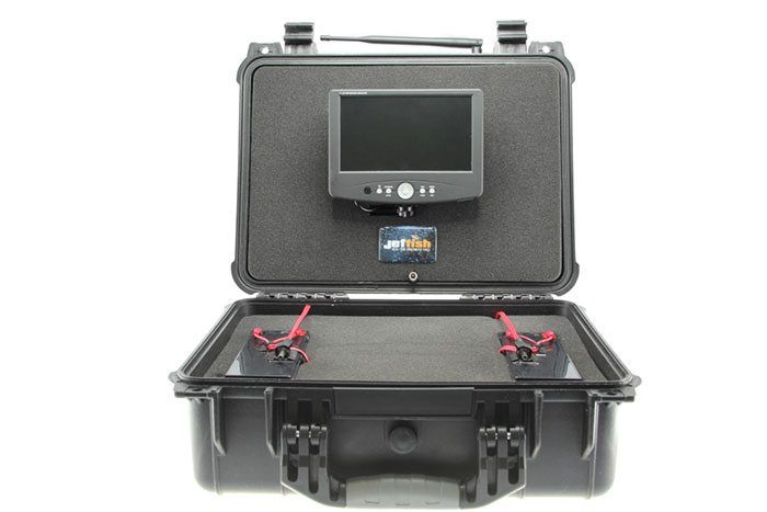 De ontvanger (kant unit) met LCD scherm.