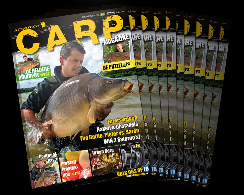 De veelbelovende cover van het Strategy CARP Magazine.