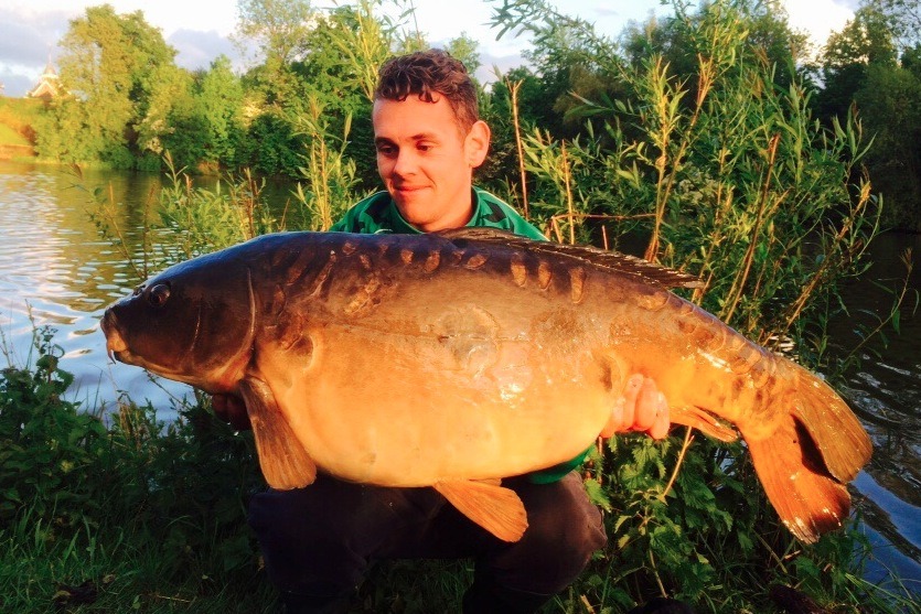 Een 'OVB spiegel' voor Leroy Gonlag! Met 16 kg een vangst om in te lijsten!