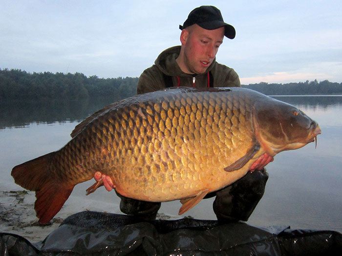 Op een doordeweeks dinsdagnachtje vang ik een mooie schub van 26,5 kg.