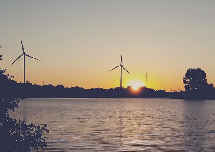 De Paalse Plas staat garant voor mooie zonsondergangen.