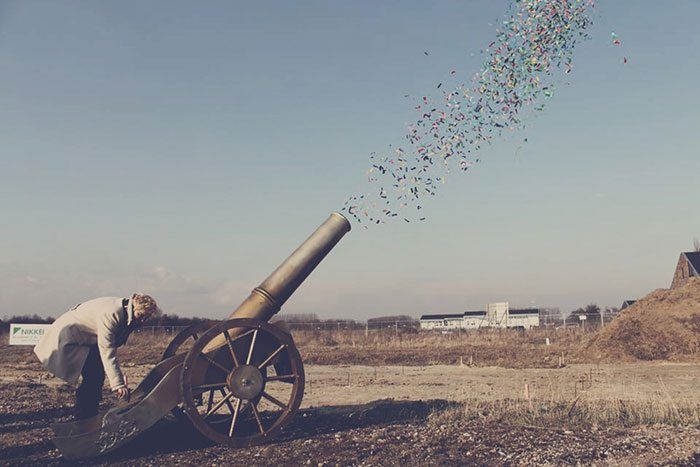 Het startsein! Let the games begin.