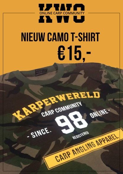 Scoor het nieuwe Camo T-shirt!