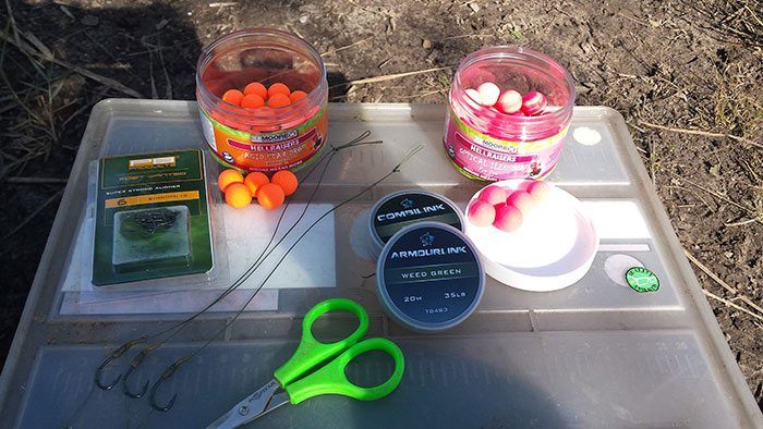 Snel wat nieuwe rigs knopen, want op dagen zoals deze kan het hard gaan!