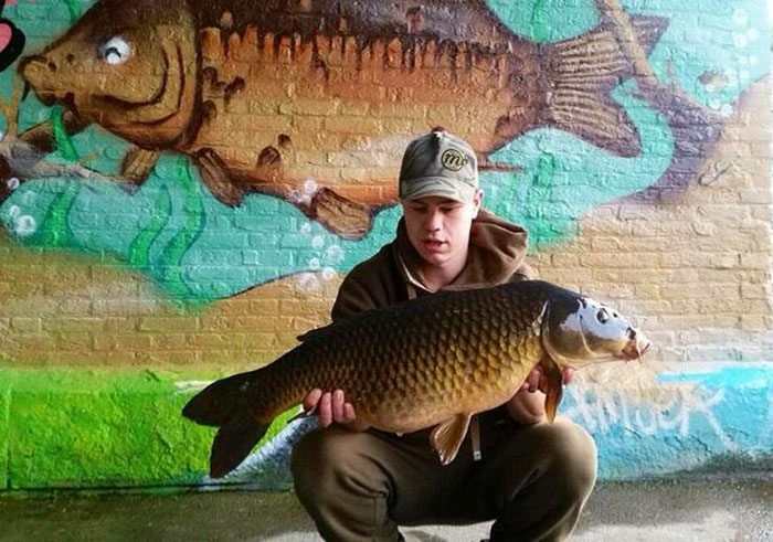 Felix van der Marel zag één van zijn kunstwerken terug op een foto van Bram.