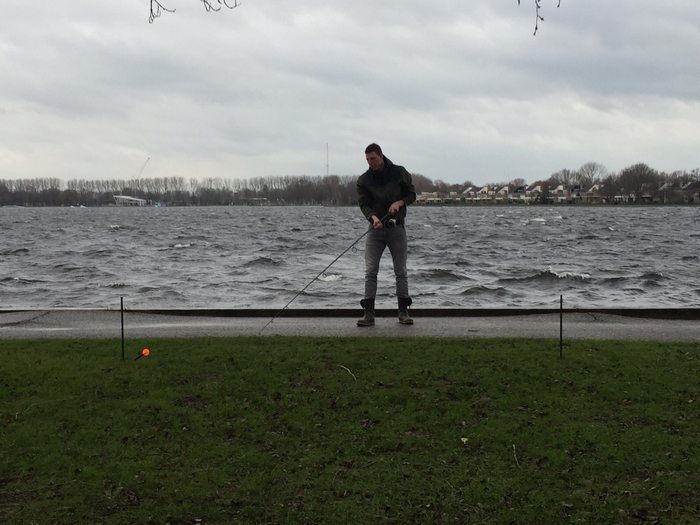 En schrijf het op zodat je een volgende sessie gemakkelijk de lijn kan terug clippen op de juiste afstand!