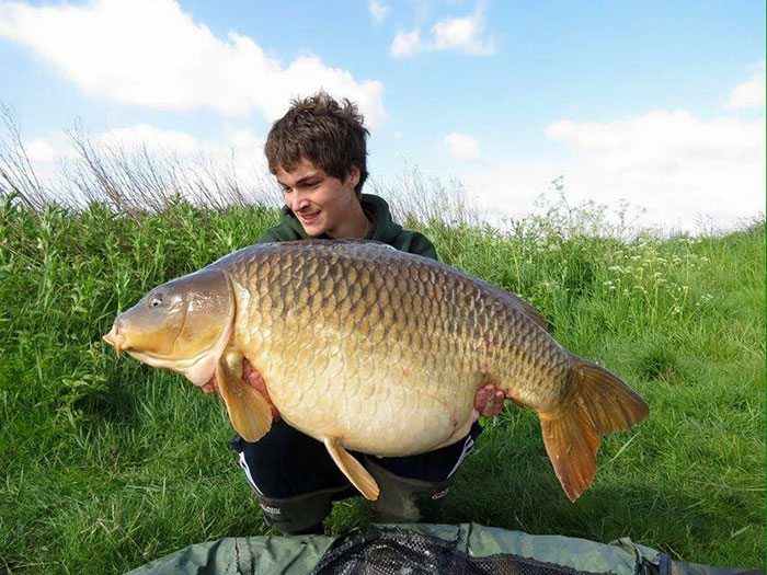 Een heerlijke 20kg schub uit een nachtsessie met 12 vissen, waarbij deze zich als eerste meldde.