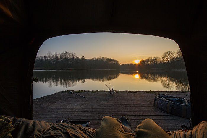 De eerste zonnestralen waren meer als welkom, ook al zou het enkele uren later keihard vriezen!