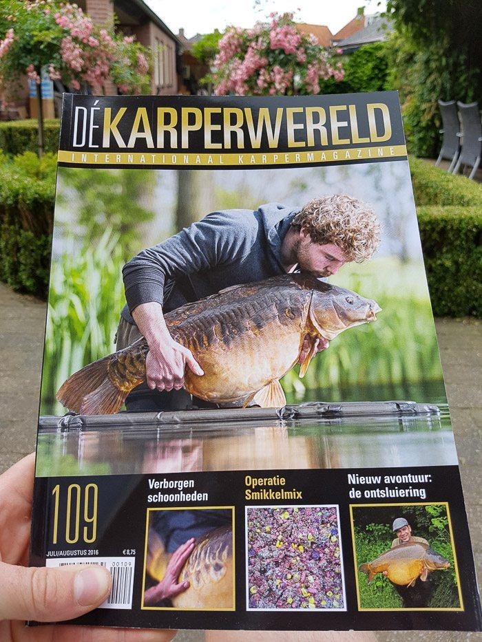 Mijn meest memorabele vangst vereeuwigd op de cover, mooier wordt het niet!
