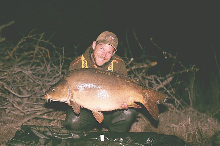 Deze vis viel voor het aas van Exclusive Baits.