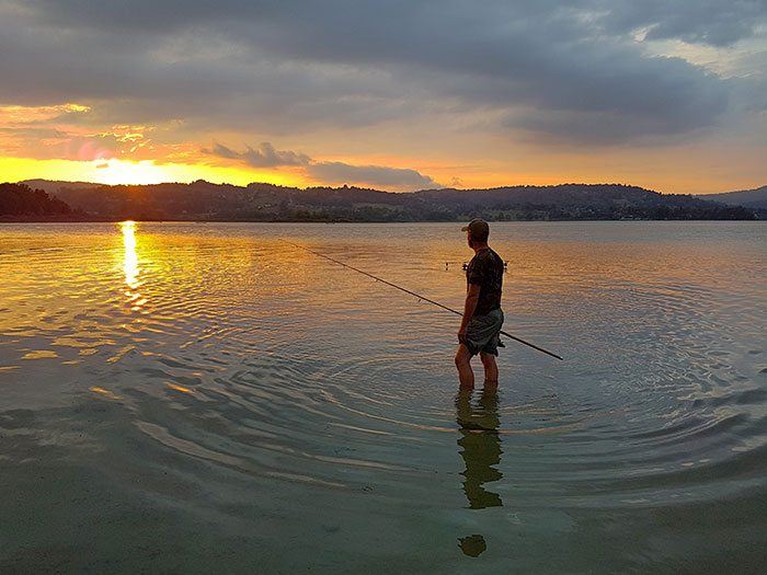De zonsondergangen in Frankrijk lijken n
