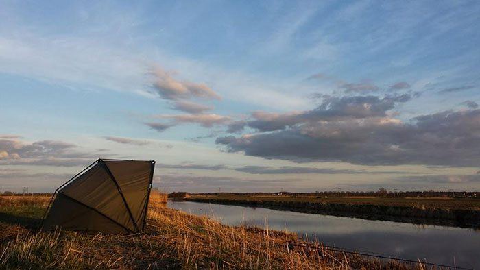 Windstil weer: betere omstandigheden om een water te verkennen met de Deeper zijn er niet.
