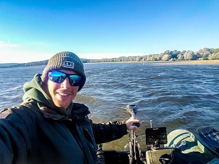 Maar goed, ookal zit het een beetje tegen... Vissen is altijd nog beter dan werken ;-)