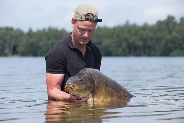 'Single Scale' een karper die door veel vissers wordt begeerd.