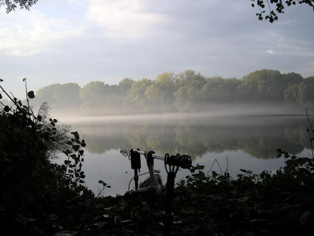 Sfeerfoto tijdens een ochtendje vissen